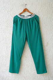 Pine Green 100% Cotton Soft Touch Pyjama - Snoozeoff