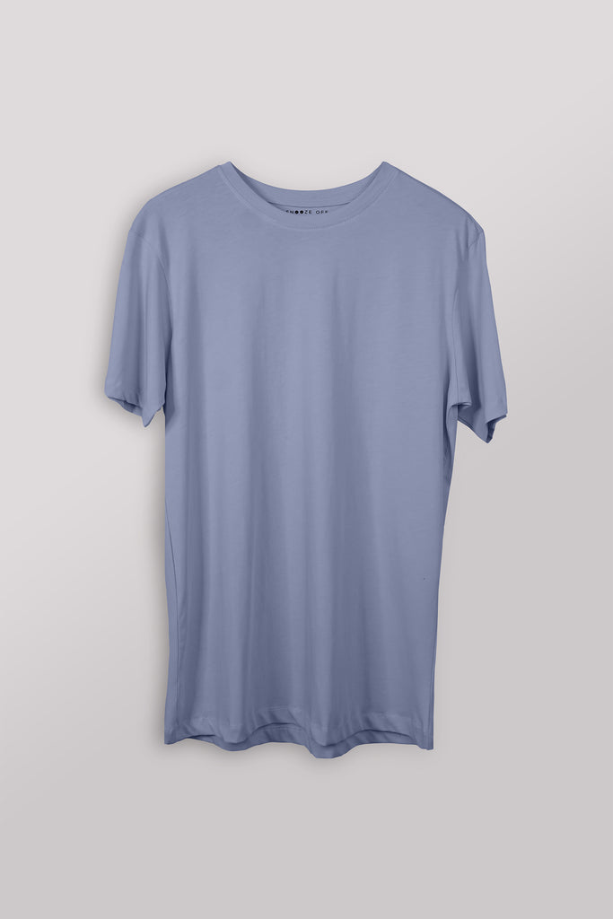 Men's Modern Fit Tee 100% Cotton Luxe Knit T-Shirt - Snoozeoff