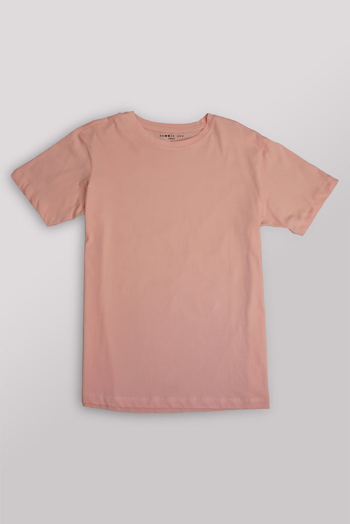 Men's Eco-Friendly Basics 100% Cotton Luxe Knit T-Shirt - Snoozeoff
