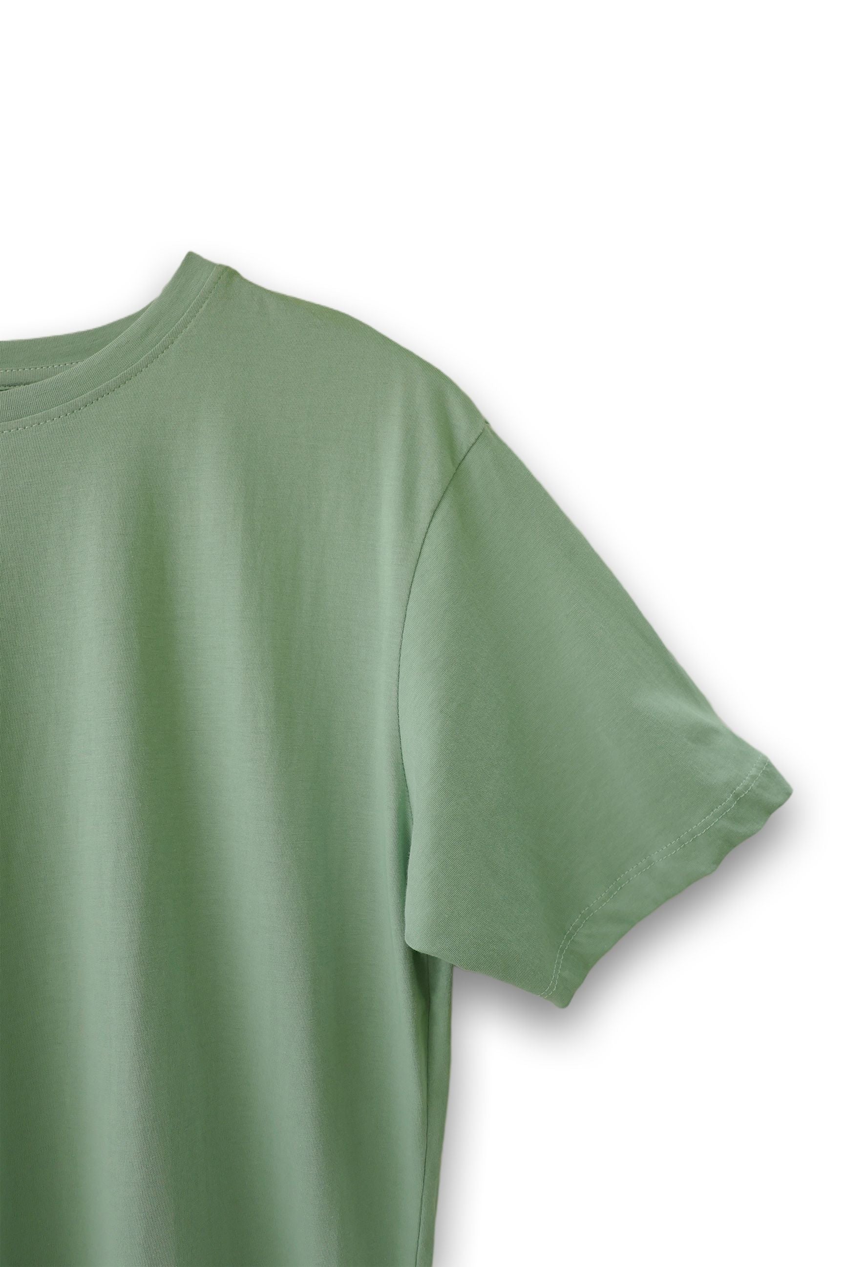 Lime Cream Men's Round Neck