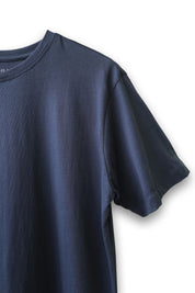 Men's Signature Style Crew 100% Cotton Luxe Knit T-Shirt - Snoozeoff