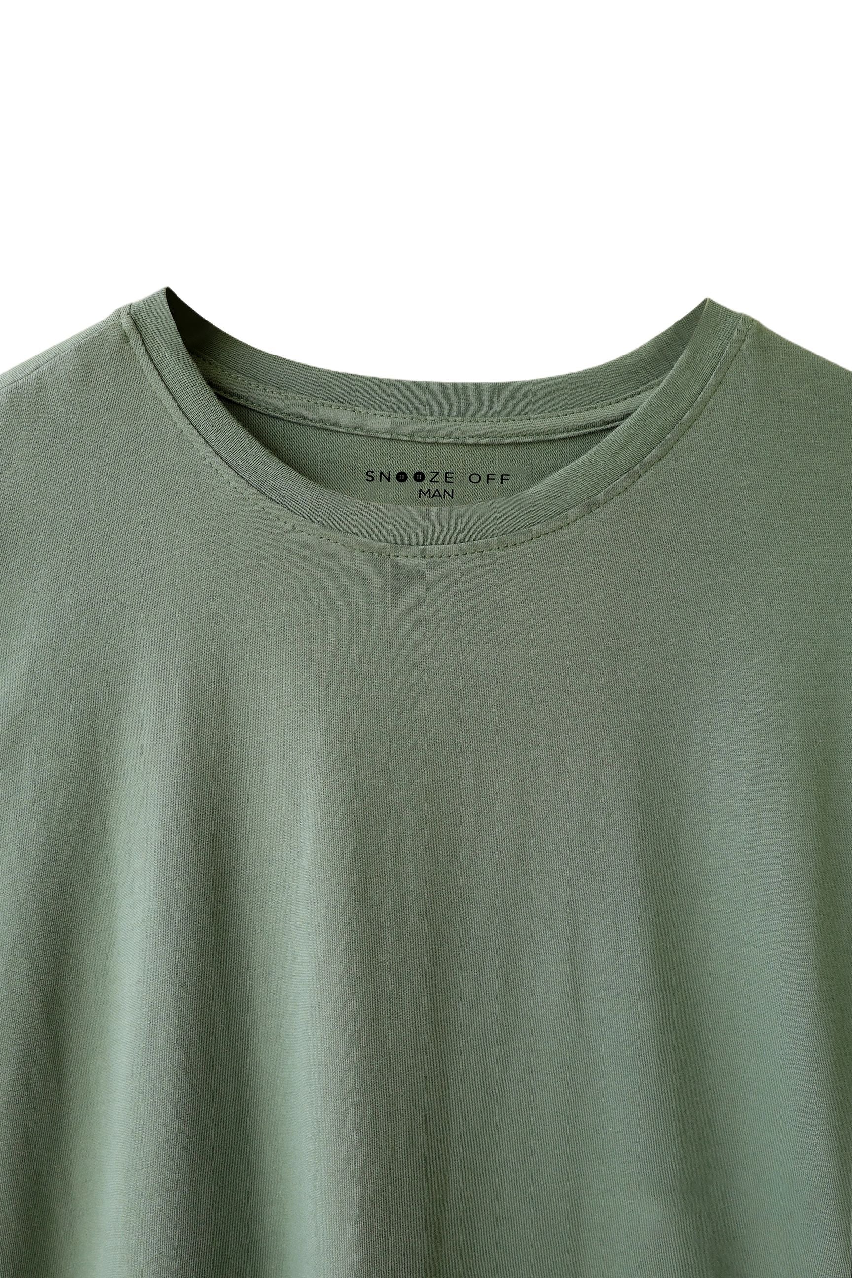 Men's Urban Vibe Crewneck 100% Cotton, Luxe Knit T-Shirts - Snoozeoff