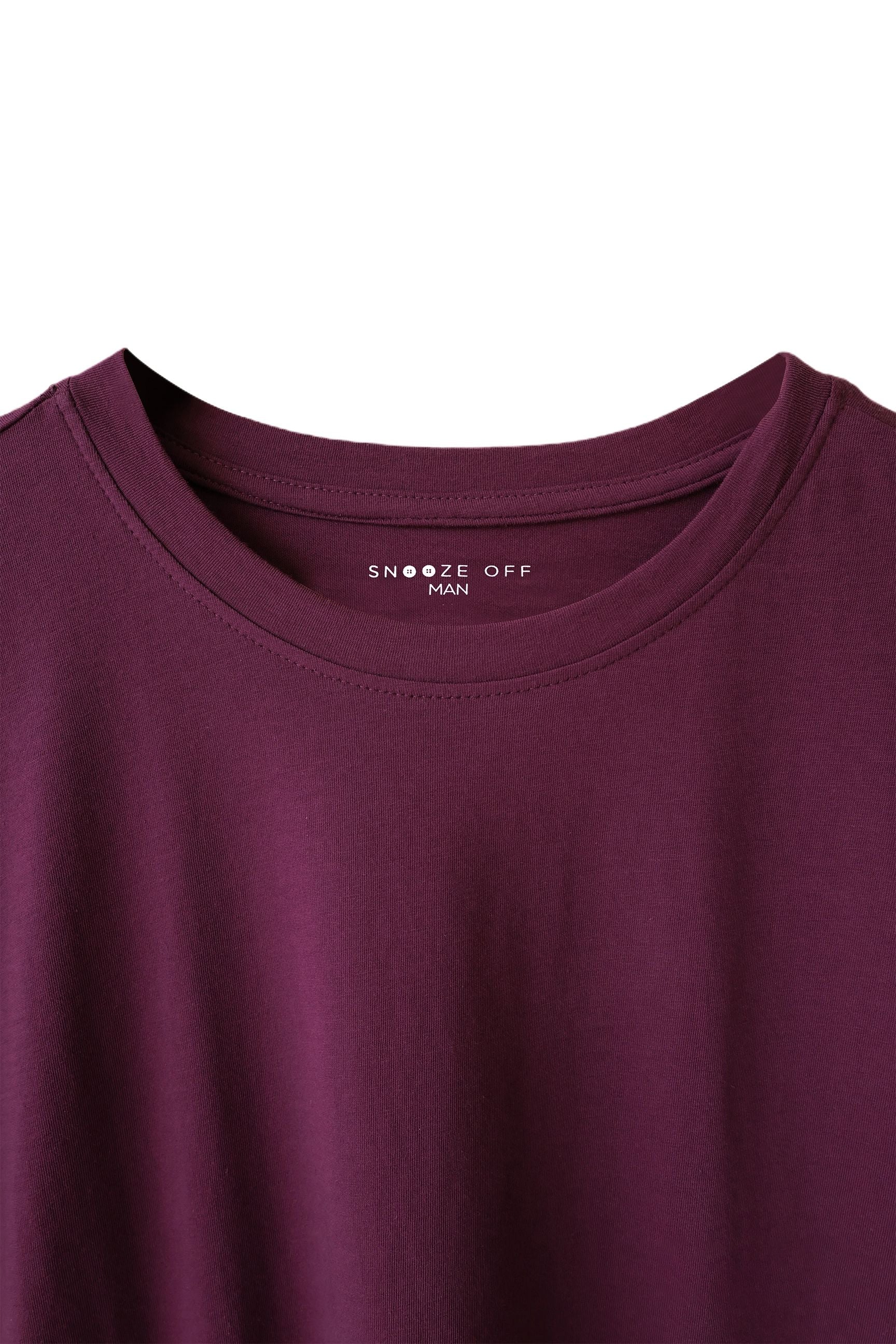 Men's Classic Comfort Tee, 100% Cotton Luxe Knit T-Shirts - Snoozeoff