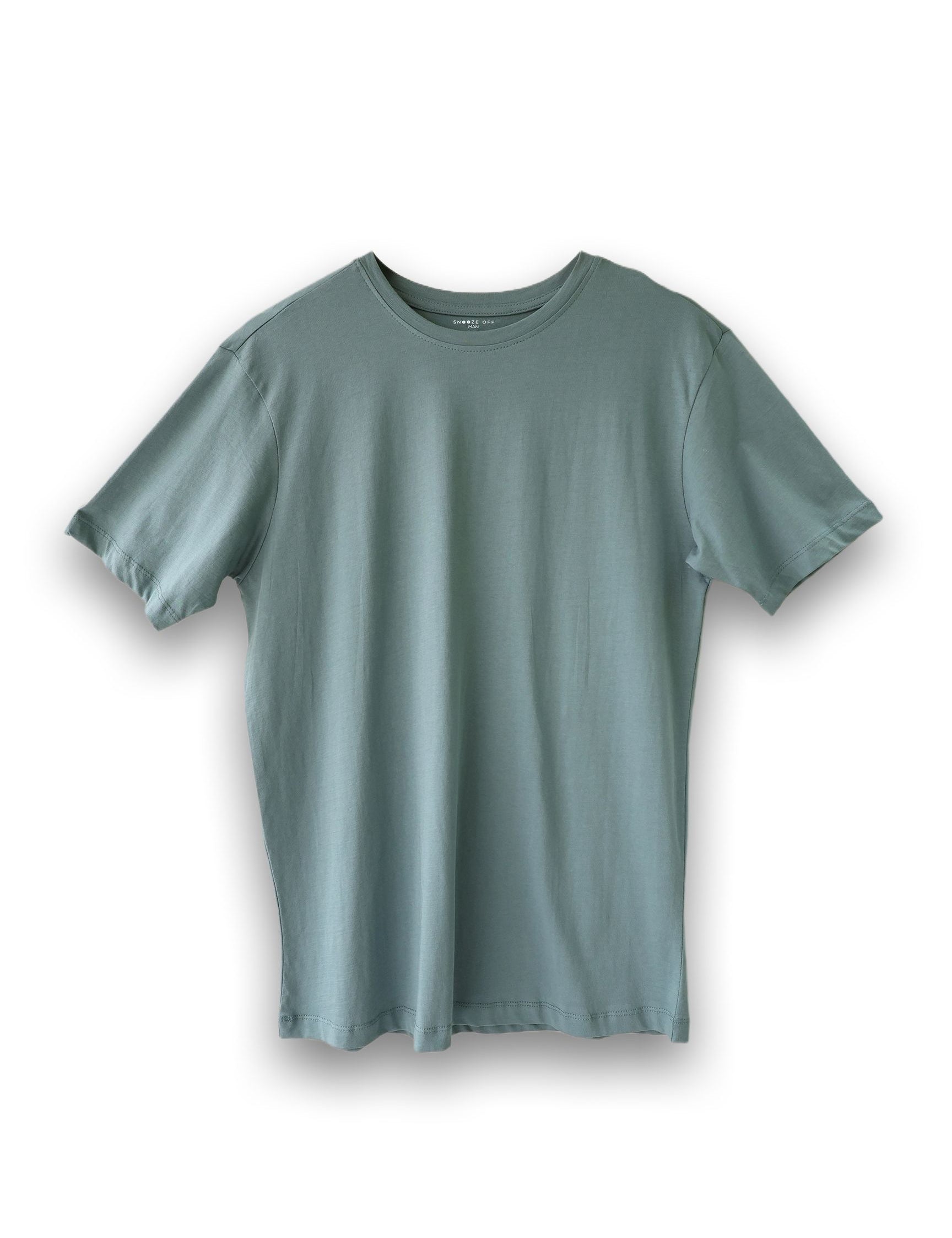 Men's Classic Comfort Tee, 100% Cotton Luxe Knit T-Shirts - Snoozeoff